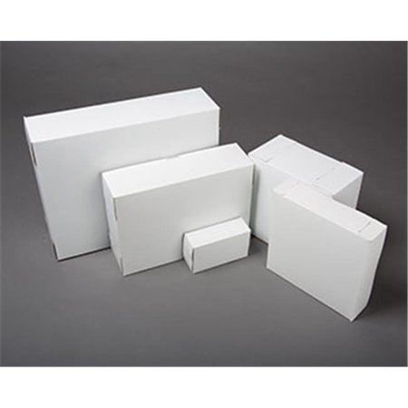 QUALITY CARTON & CONVERTING Quality Carton & Converting 6704 CPC Calycoated Bakery Box; White - Case of 100 6704  CPC